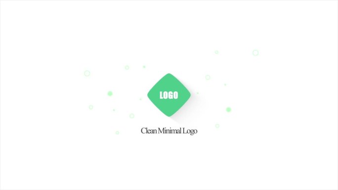 MG动画动感logo简洁小清新