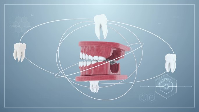 三维口腔牙齿动画展示视频