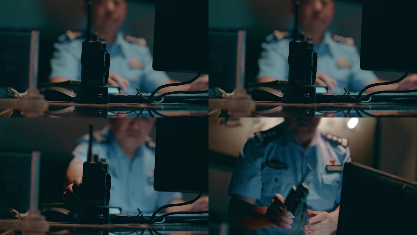 【阿莱】公安民警接警对讲机通话加班工作