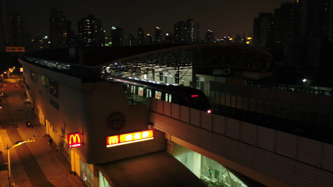 上海地铁3、4号线轻轨【4K】