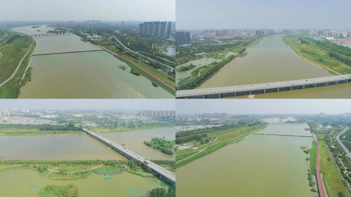 4K咸阳湖二期航拍视频