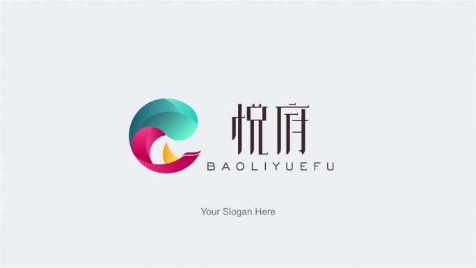 简单干净企业logo