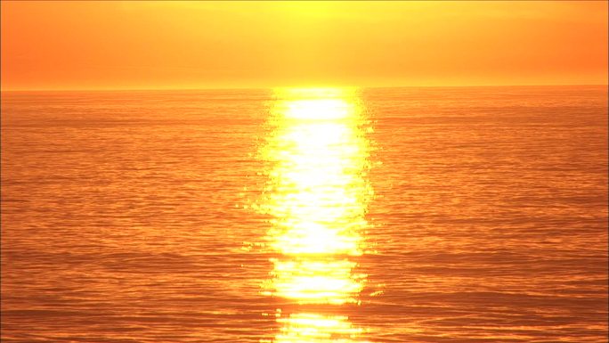 海上日落、海上霞光、海上日出、海上余晖