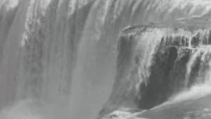 上世纪初30年代美国尼亚加拉瀑布纽约州