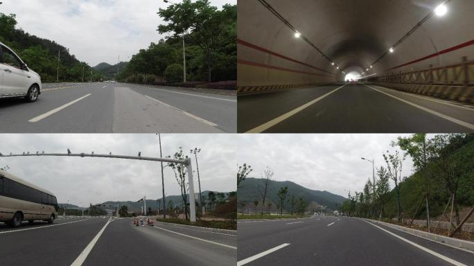4K-原素材-隧道高速