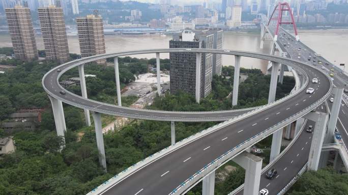 重庆网红桥融侨半岛4K航拍