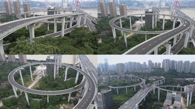 重庆网红桥融侨半岛4K航拍