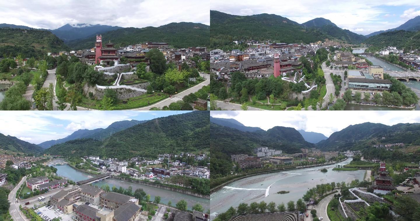 汶川县映秀水磨古镇藏羌文化