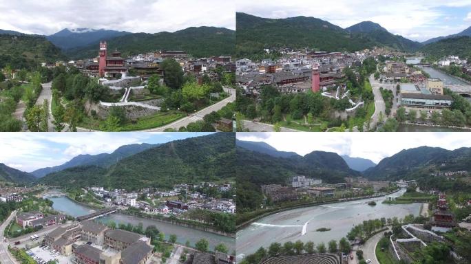 汶川县映秀水磨古镇藏羌文化