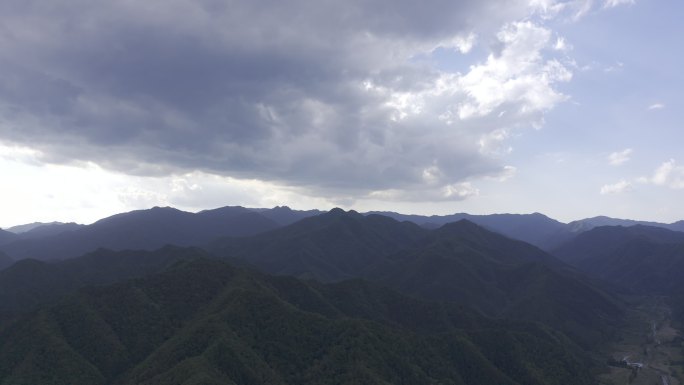 4K-HLG原素材-秦岭航拍