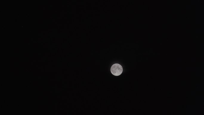 月亮实拍综艺夜景月亮转场皎洁月亮