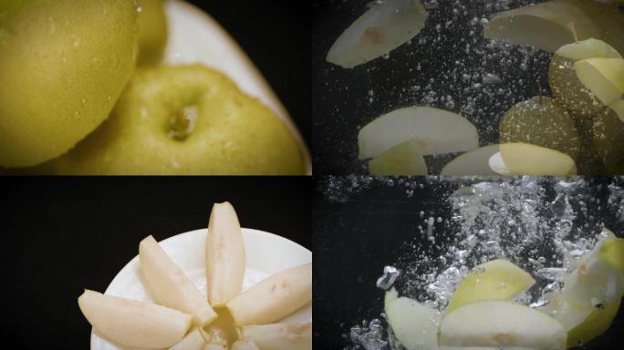 梨种植生产加工产品展示特写