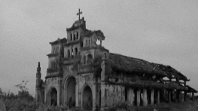 上世纪初八国联军义和团焚烧烧毁天主教堂
