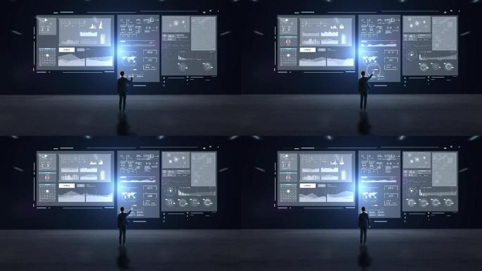 科技屏幕AE模板