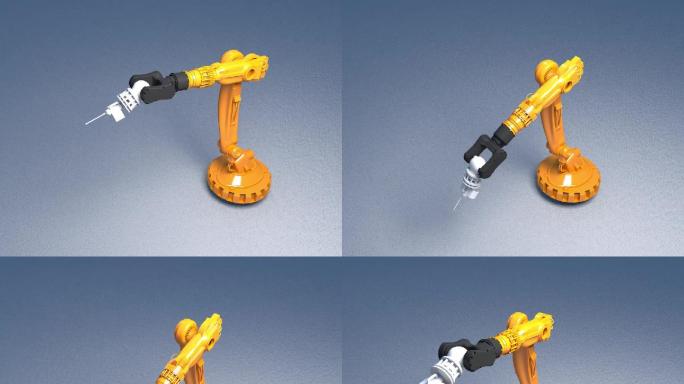 机器人工厂机械臂模型
