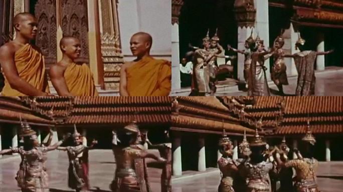 上世纪初泰国云石寺大理石寺