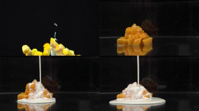 芒果创意展示静物实拍升格素材水果