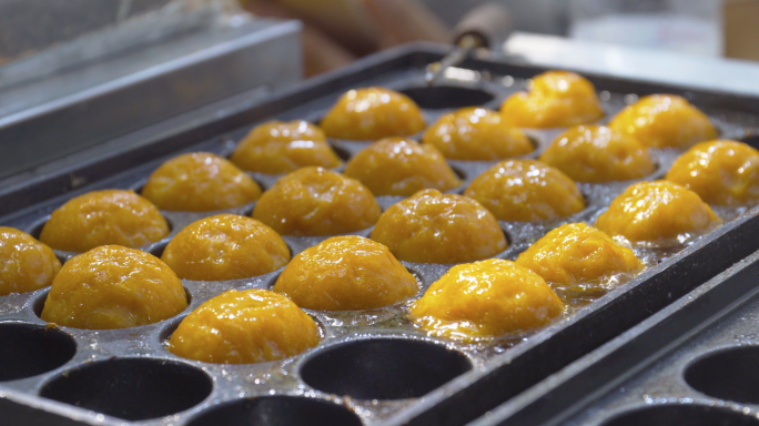 4K夜市美食-小吃一条街-商圈地摊商贩