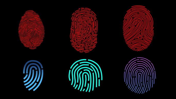手印指纹识别智能系统透明通道