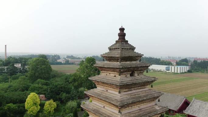 白马寺航拍