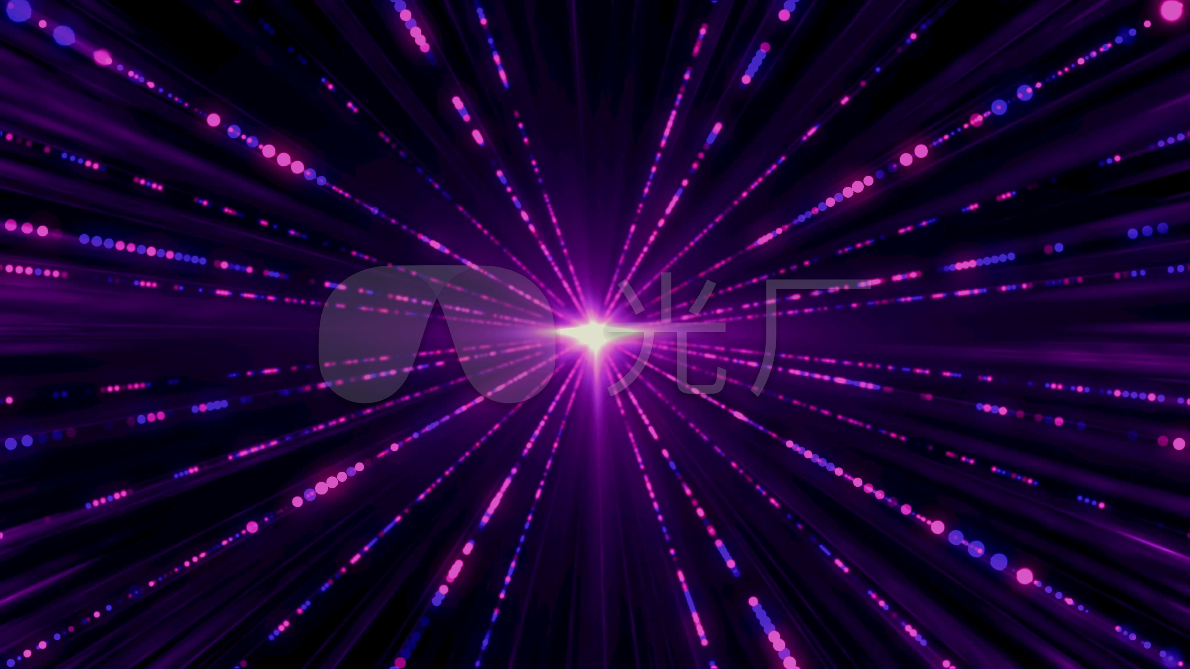 视频素材 舞台背景 动感背景 4k彩色粒子线动感闪烁模特灯光秀视频