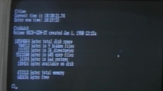 80年代电脑计算机网络代码