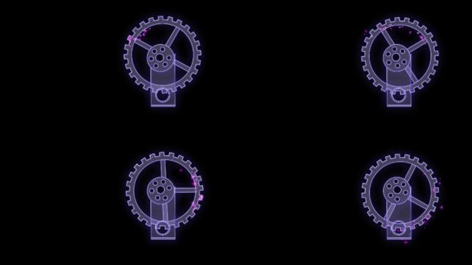 齿轮转圈