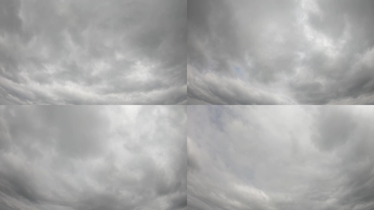 延时云、阴天下雨云、阴天视频素材
