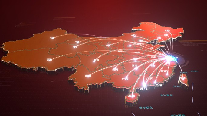 ae中国地图全国辐射
