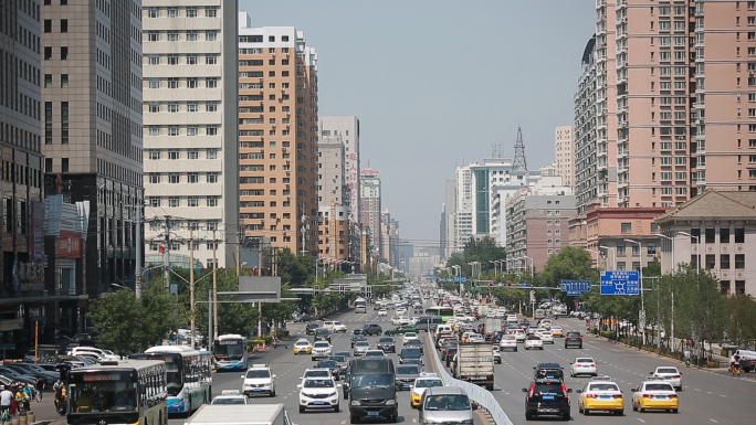 【可商用】城市万能空镜头无城市特点画面