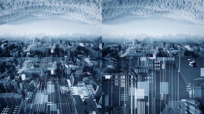 科技镜像城市视频
