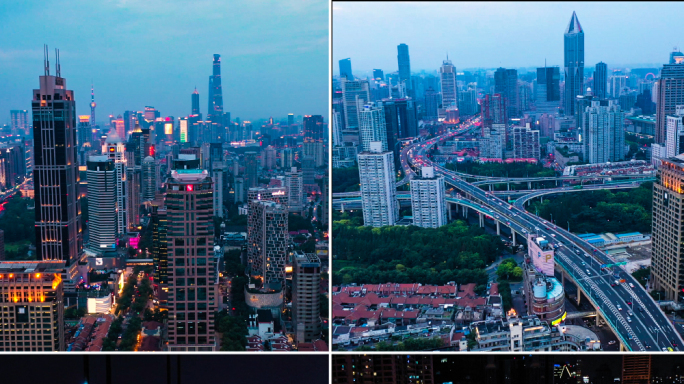 上海夜景交通空镜（合集）