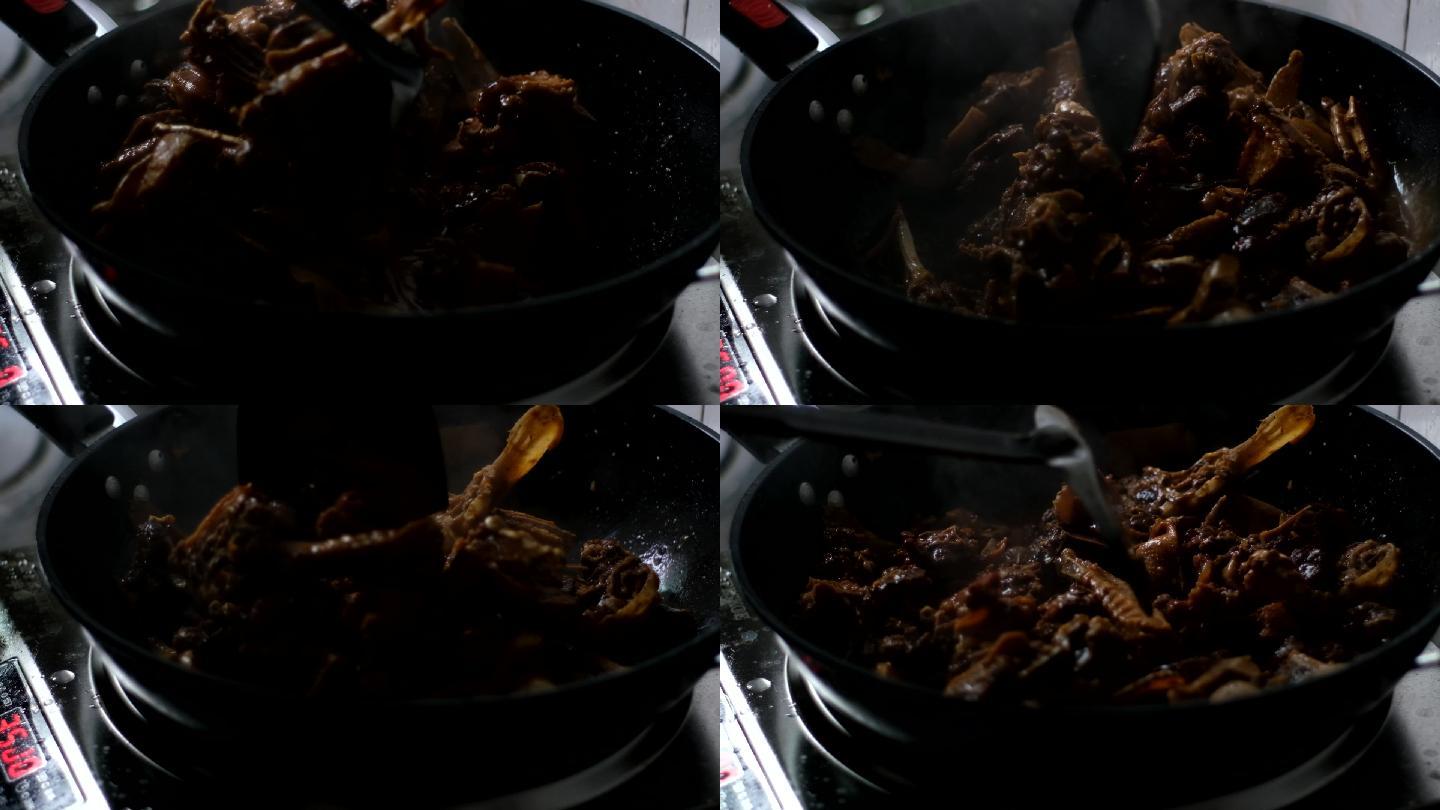 鸭肉烹饪烧鸭做菜炒菜