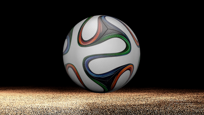 8款3D足球动态动画带通道特效元素素材
