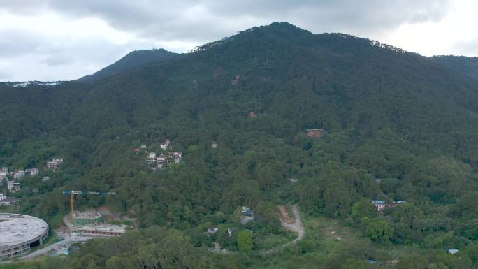 航拍广西桂平西山风景