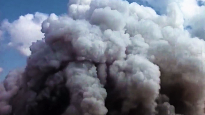爆炸烟雾工业污染环保
