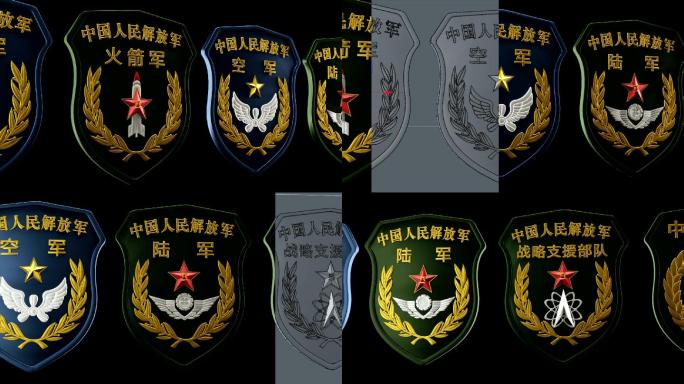 军队徽章三维模型