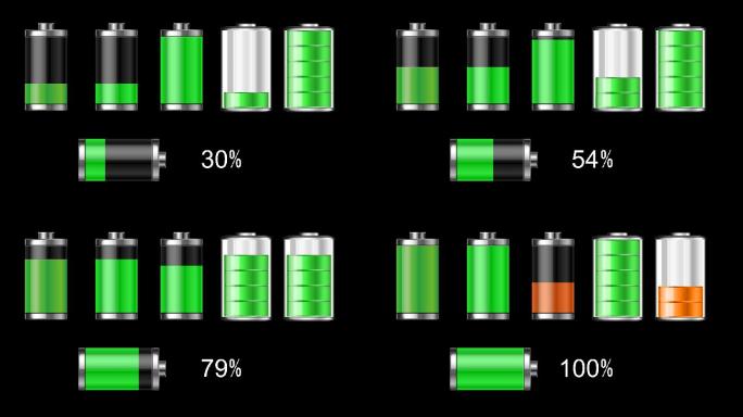 六组电池充电耗电（送输出透明通道）