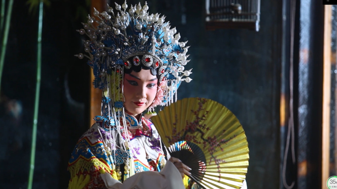 京剧楚剧戏曲表演中国传统文化唱戏升格