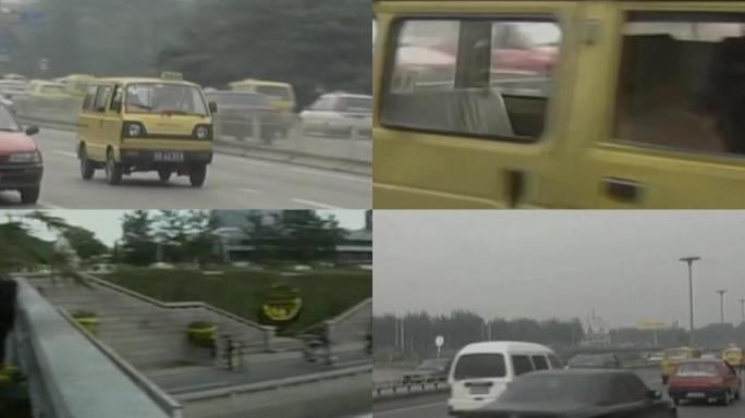 90年代北京面包车出租车