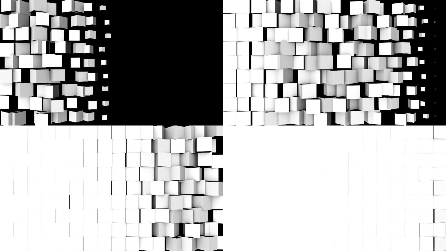 方块立方体转场遮罩