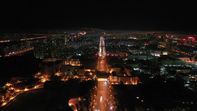 哈尔滨城市夜景