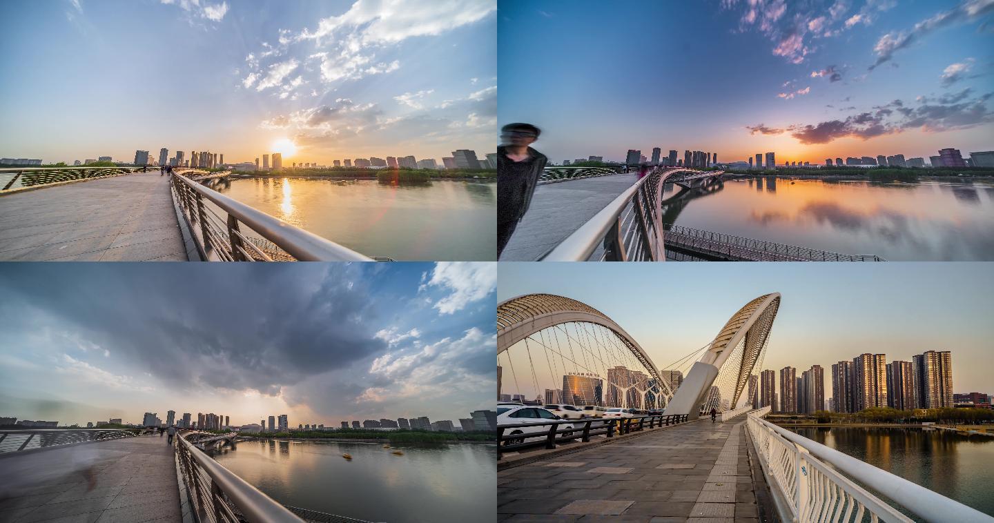 山西省太原市-桥延时摄影