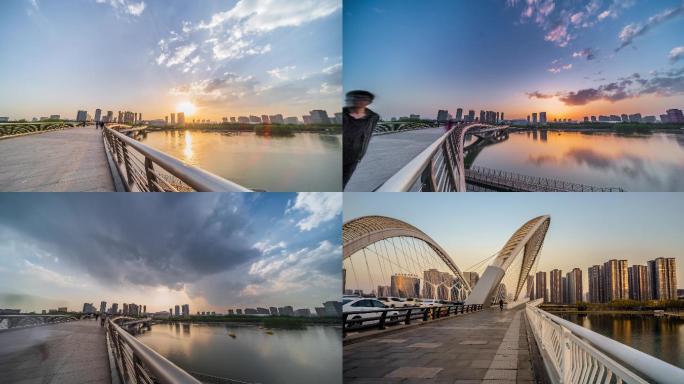 山西省太原市-桥延时摄影