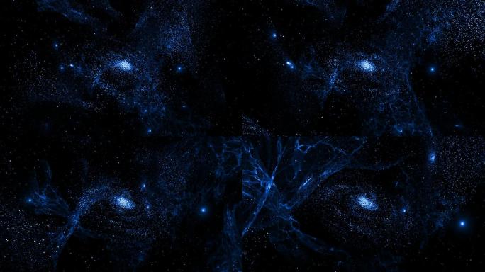 【4K宇宙背景】星空银河星云虚幻时空科技