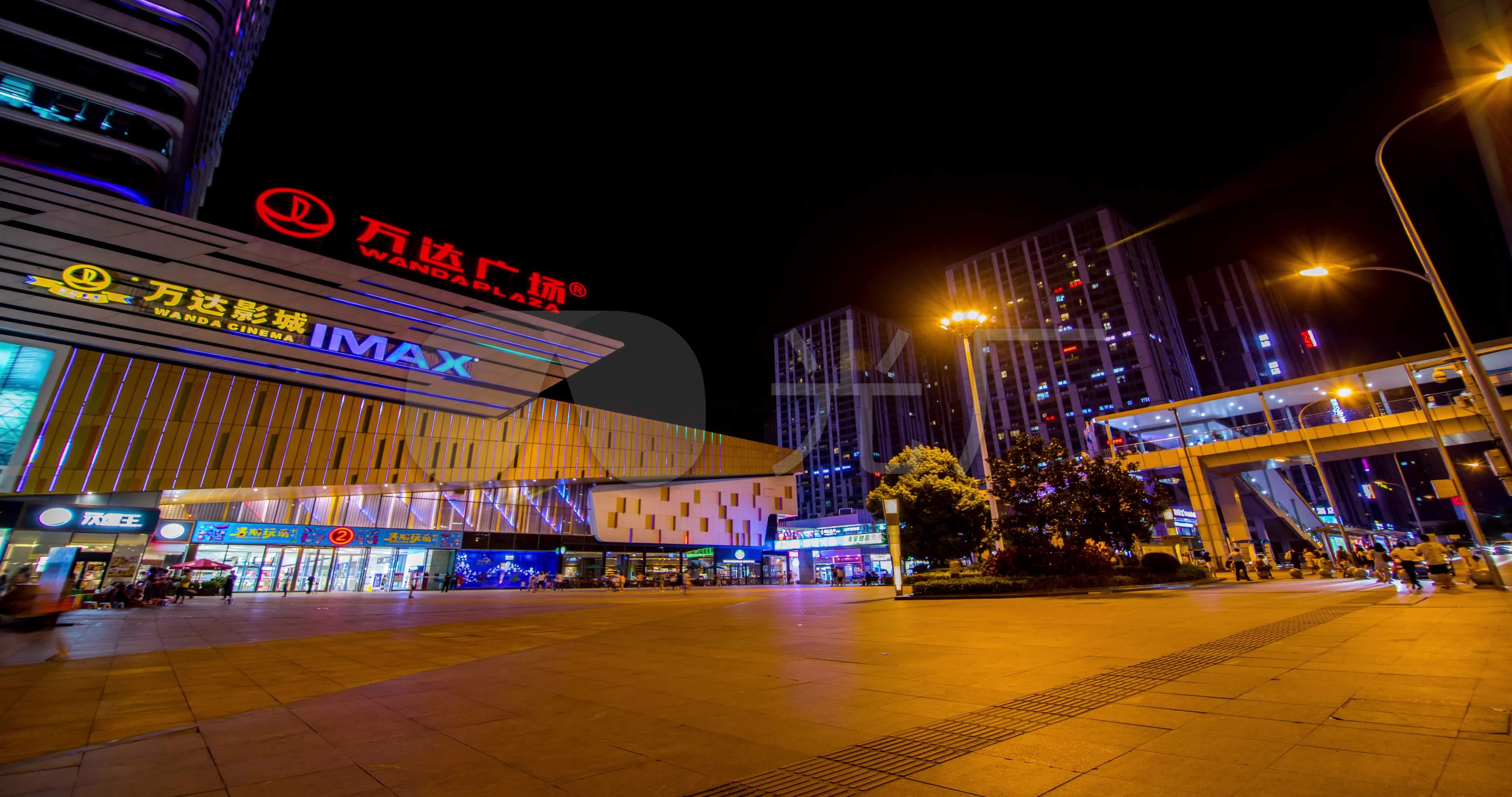 鱼洞万达广场_4096x2160_高清视频素材下载(编号:4787762)_实拍视频