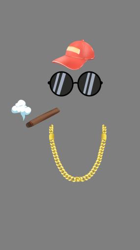 墨镜金链子抽烟08视频素材