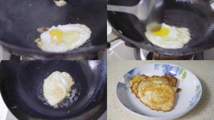【4K】煎鸡蛋、荷包蛋