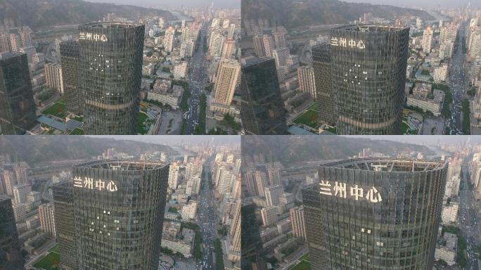 4K-航拍兰州中心-原素材