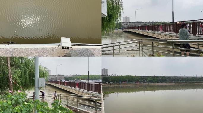 2020.7.20南京汛期防汛秦淮河水位